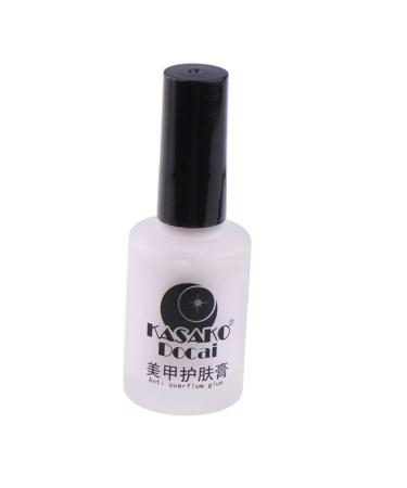 FOMIYES Pink Nail Polish Fast Drying Nail Polish Glue Palisade Glue Polish Latex Liquid Tape Anti-overflow Glue Nail Polish Tearable Quick Drying Nail Polish Nail Art Accessories medium Pink