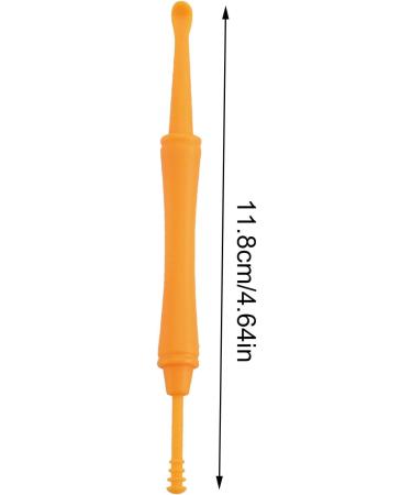 Double Head Ear Wax Remover - Ear Cleaner Double End Earwax Remover | Ear Cleaner Tool | Ear Care Tools | Ear Wax Remover | Toddler Ear Cleaner | Portable Ear Cleaner | Ear Pick Earwax Removal for Kid Orange1 - Buy Online on GoSupps.com