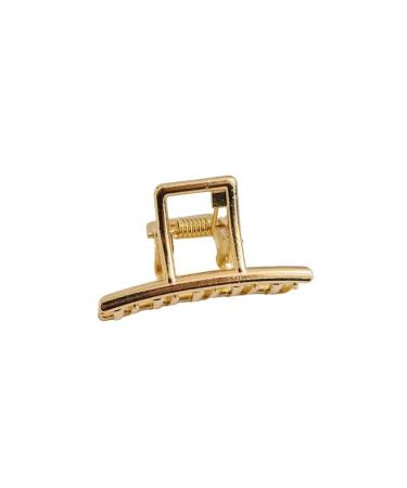 New 2025 Fashion Hollow Heart Metal Hair Claw Clips Simple Non Ip Mini Gold Geometric Bangs Barrettes Hair Jaws For Women New For Fashion Daily Jewelry Fashion Accessories Creative Gift