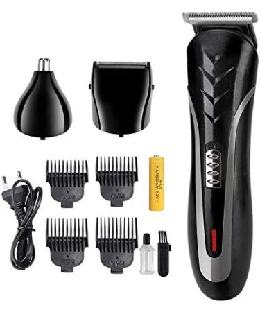 Multifunction Rechargeable Hair Clipper for Men - Waterproof Electric Shaver & Trimmer for Beard Nose & Ears - Buy Online on GoSupps.com