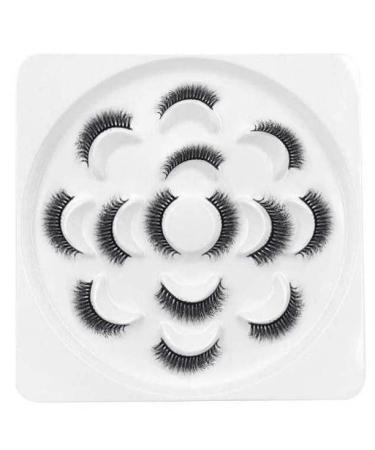 12MM Faux Mink 3D Lashes - Vegan Eyelash Sets (7 Pairs) | International Shipping Available - Buy Online on GoSupps.com