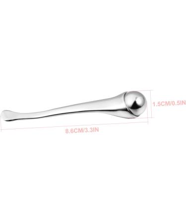 Housoutil 3 Pi ces de masque de cuill re cosm tique accessoire skincare massage yeux spatule de maquillage en m tal applicateur de cr me contour des yeux se r concilier 8.6x1.5x1.5cmx3pcs argentx3pcs - Buy Online on GoSupps.com