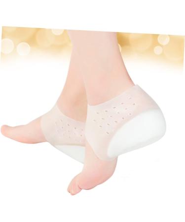 FOMIYES Feet Increased Protection Shoe Sleeves - Trip Heels Insert for Men | White Lifting Inserts | Size 4 | Prevent Heel Pain - Buy Online on GoSupps.com