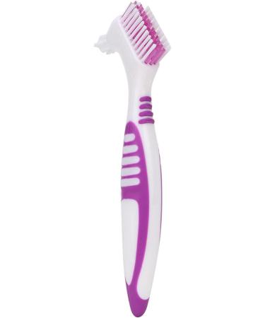 Double-Bristly Toothbrush Prosthesis Cleaning Brush Set | Portable Hard Bristles for Effective Denture Care - Buy Online on GoSupps.com