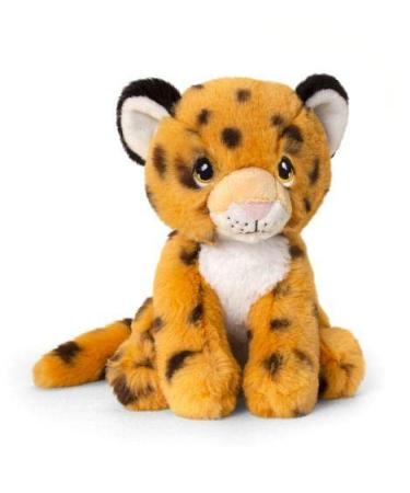 Deluxe Paws Plush Cuddly Soft Eco Toys 100% Recycled (Cheetah)