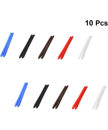 FOMIYES 10 Pairs Eyeglasses Accessories - Non-Slip Silicone Ear Grips & Hip Pads for Men & Women - Buy Online on GoSupps.com