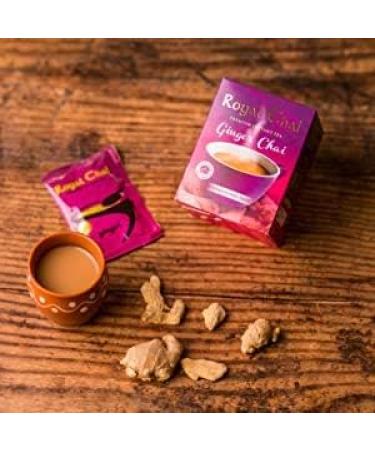  Royal Chai Royal Chai Ginger 220g Indian Sweet Tea Bags (Pack of 4) - Buy Online on GoSupps.com