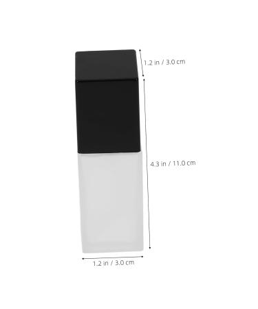 FRCOLOR 30ML Empty Lotion Bottle with Press Pump - Refillable Square Fluid Container for Cosmetics & Body Creams - Perfect for Travel - Buy Online on GoSupps.com
