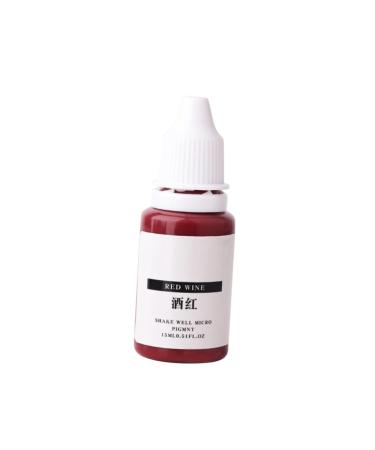 DOITOOL 1pi ce Pigment L vres Professionnel Encre De Maquillage Diy Couleur Vin Rouge Pour Sourcils Eyeliner Et L vres