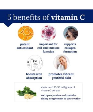 The Vitamin Shoppe C-1000 Complex 1 000MG Antioxidant That Supports Immune & Cardiovascular Health (100 Capsules) 100 Count (Pack of 1) - Buy Online on GoSupps.com