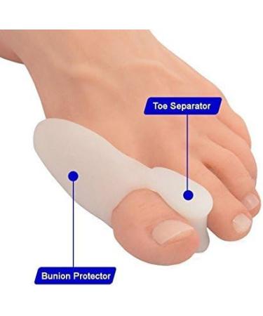 Pedimend Silicone Gel Toe Spreader for Hallux Valgus Relief | Big Foot Alignment & Discomfort Reduction | International Shipping Available - Buy Online on GoSupps.com