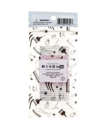 Conair Clear Bobby Pins - Metal-Free Hair Pins 25 Ct - Buy Online on GoSupps.com