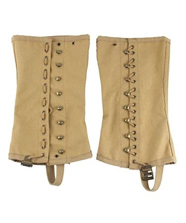 SMONT WW2 Gaiters Reproduction WWII US M1936 Leggings Army Khaki Canvas Gaiters Puttee Protection for Legs, 3R - Buy Online on GoSupps.com