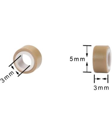 1000pcs 5.0X3.0X3.0mm Silicone Micro Rings Links Beads for Hair Extensions (Dark Blonde) 1000 pieces Dark Blonde - Buy Online on GoSupps.com