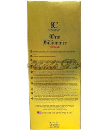 One Billionaire Regal Men's Cologne - Buy Online on GoSupps.com