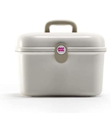 OKBABY Beauty Care - Cosmetic case for storing bathing accessories for babies - White Beige Carrying Case