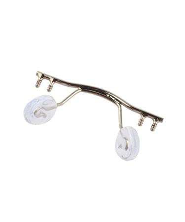 5 pieces glasses nose bridge with nose pad glasses-nose pad holder stainless steel glass-nose pad holder glasses accessories (color: silver)