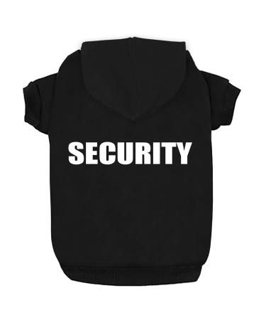 Izefia dog hooded sweater security rdc pet clothing dog shirt warmer sweater cotton cotton jacket coat small dog medium dog (black m) m black - Buy Online on GoSupps.com