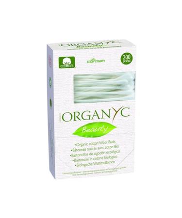 2 packs of ORGANYC Beauty Cotton Swabs 200 Pack