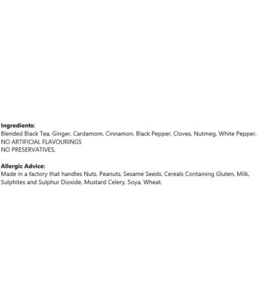Chai Xpress Spiced Masala Tea | 25 Tea Bags | Traditional Spiced Masala Tea | Premium Blend Of Black Tea & Mixed Spices | No Artificial Flavourings | No Preservatives | Indian Origin |75G | Pack Of 2 - Buy Online on GoSupps.com