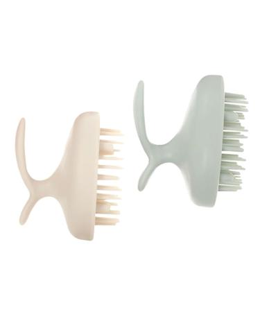 Magiclulu 4 pieces Shampoo brush massage comb mini-hair scalp massage brush Coat bun for hair scalp washer hair cleaning brush hair massage device solution hair combing a piece 7.8x9cmx2pcs such as shown