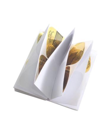 VNC 200Pcs Long Nail Forms Extension Set - Gold & Silver Nail Form Stickers for Durable Acrylic Nails - Numbers Marked for Easy Application - A-100Pcs Silver + A-100Pcs Gold - Buy Online on GoSupps.com