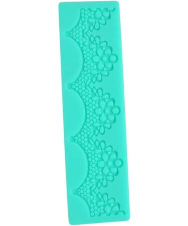 HOMSFOU 4 Pcs Cakesicles Mold De para Gelatinas Silicone Molds Cake Mold Cake Toppers Cake Decorations Fondant Molds DIY Mould Silicone Baking Mold 3D Fringe Lace 17.5X4.8CMx2pcs Greenx2pcs - Buy Online on GoSupps.com