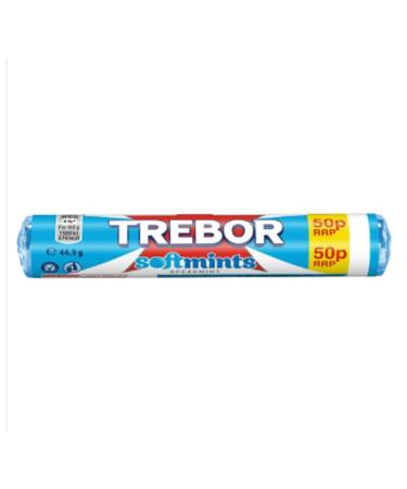 Trebor Softmints Spearmint 45g Rolls 40 Rolls