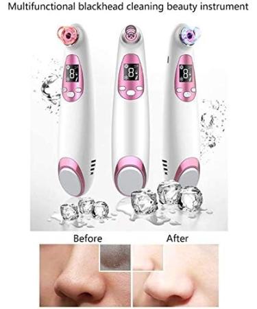 NCRD Blackhead Remover Vacuum USB Rechargeable Facial Pore Cleanser Electric Acne Extractor with 4 Probes - Buy Online on GoSupps.com