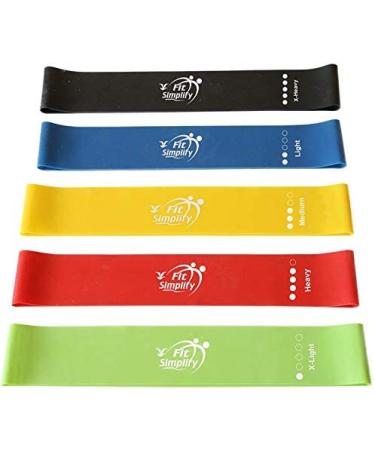 Fit Simplify Resistance Loop Bands Ã¢â¬â 5-Pack for Home Fitness & Workouts - Buy Online on GoSupps.com