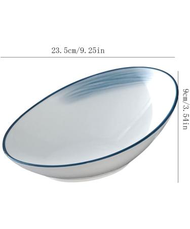 Salad Bowls Mixing Bowls Salad Bowl Ceramic Fruit Bowl Side Dish Plate Oblique Bowl Home Kitchen Restaurant Vegetable Salad Bowl Pasta Bowl Salad Bowl Pasta Bowls(A2pc Small) (A2pc Small) - Buy Online on GoSupps.com