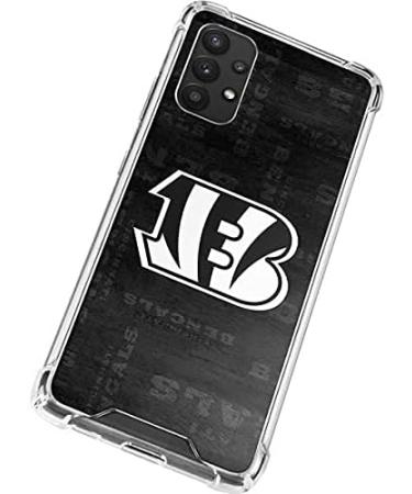 NFL Cincinnati Bengals Black & White Design Clear Phone Case for Samsung Galaxy A32 5G - Buy Online on GoSupps.com