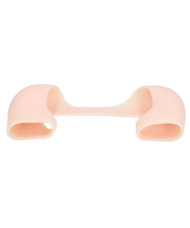 Breathable Silicone Shoulder Pad Removable Soft Silicone Shoulder Pad Drop Proof for Men Women for Daily Wear (L) White Skin Colour