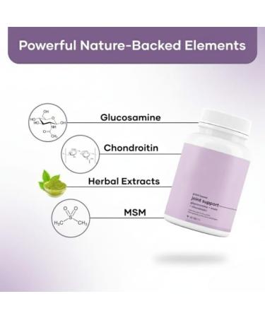 GHC Plant Based Joint Support Tablet - 60 Tablet (Pack of 1) | with Glucosamine Chondriotin MSM Supplements & Herbal Extract for Strengthening Joints - Buy Online on GoSupps.com