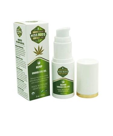 Miss Bud s Hemp Eye Oil Reduce Fine Wrinkle Lines Tone Smooth and Deeply Moisturize Skin Made from Pure Hemp Seed Oil