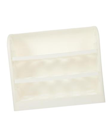 Yardenfun Egg Storage Box Egg Holder for Fridge 3- Layer Egg Storage Container Reusable Egg Holder Crisper Dog White 25.5X21.5X10CM