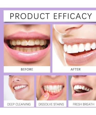 Non-Fluoride Anticavity Toothpaste Vanilla Mint Purple Color Corrector Intensive Whitening 100g - Buy Online on GoSupps.com