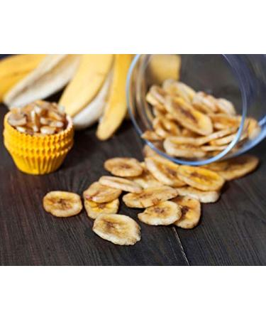 Organic Sweetened Banana Chips 8oz - Non-GMO, Kosher, Vegan - Bulk 0.5lb - Buy Online on GoSupps.com