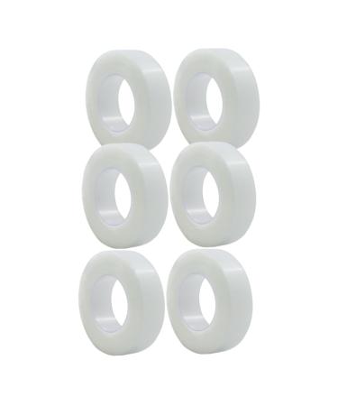 Didiseaon 6 Rolls Medical Tape Makeup Tools Wound Care Tape Incision Care Kit False Lashes Eye Lift Strip Wound Cover Tape False Eyelashes Eyelid Tape White Double Eyelid Sticker