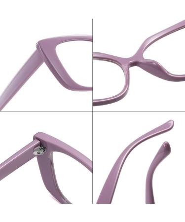 PARWANA Blue Light Blocking Cat-Eye Glasses - Oversized Anti-UV Computer Readers +300 A4 - Buy Online on GoSupps.com