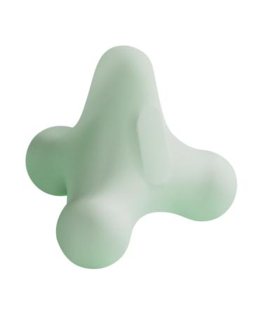 Clispeed massage ball massage fitness ball deep massage ball lacrosse balls massage massage for painful muscles manual massage balls spiky balls tool yoga TPE 7.50x7.50x6.80cm green
