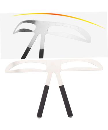 Didiseaon 2pcs Tools Grooming Stencil Three-point Eyebrow Ruler Brow Stencils Mold Eyebrow Shape Calipers Miss mediumx2pcs As Shownx2pcs - Buy Online on GoSupps.com
