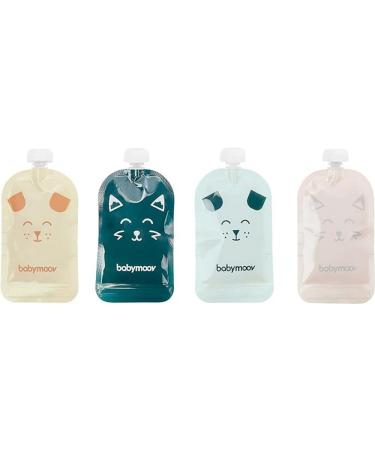 Babymoov 20 Reusable Baby Food Pouches Refillable Kids Squeeze Pouch - Buy Online on GoSupps.com