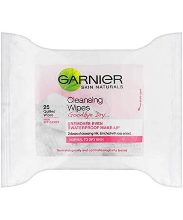Garnier Skin Naturals Cleansing Quilted Face Wipes - 25 Count (Pack of 1) - Buy Online on GoSupps.com