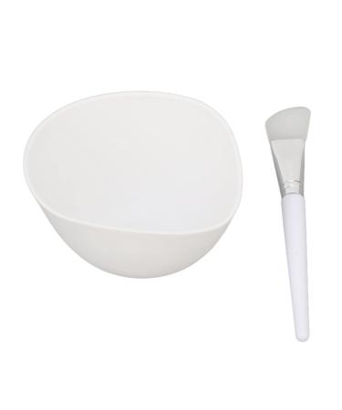 Face Mask Mixing Bowl Set DIY Facemask Mixing Tool Kit with Mask Bowl and Silicone Brush Silicone Lightweight Exquisite Silicone Brush Set