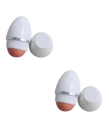 FOMIYES 2pcs Oil Absorbing Beauty Stick Walker Roller Oil Absorption White Volcanic Rock 5.70X3.00X3.00CMx2pcs Whitex2pcs