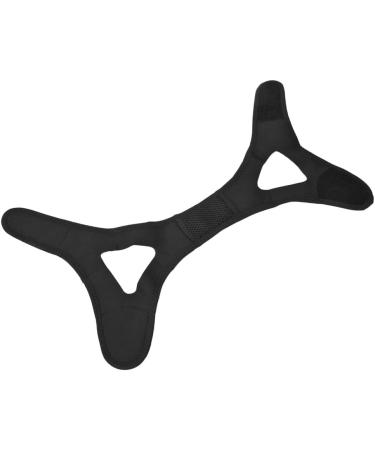 Adjustable Anti Snoring Chin Strap for Men and Women - Rubber Elastic Head Band for Snore Relief - Black - Buy Online on GoSupps.com