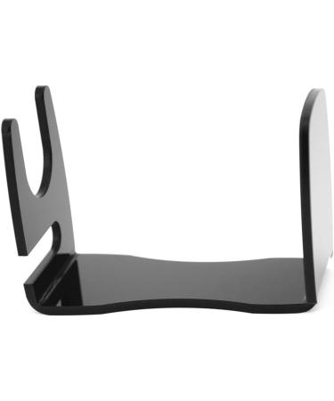 Beavorty Razor Stand Holder for Safety Razors with Bowl - Rustproof Steel Combo - Manual Shaving Stand - 11.2x7.6cm Black - Buy Online on GoSupps.com