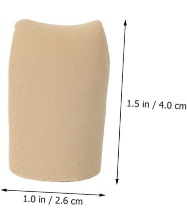 Beaupretty Hand Toe Sleeves - 2 Pairs Silicone Toe Caps for Sports - Flexible Toe Covers 4x2.6cm - Buy Online on GoSupps.com
