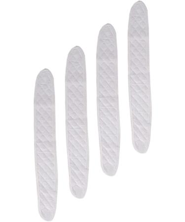 Healeved 4pcs Umbilical Cord Navel Belly Bands for Newborn Baby - Pure Cotton Belly Protector - White - 43X8CM - Buy Online on GoSupps.com